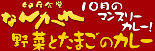 インド料理アクバル「なんかれ店」2024年10月のマンスリーカレー！